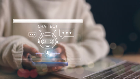 Artificial intelligence technology automatically responds to online messages to help customers...