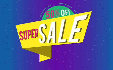 sales banner geometric.のイラスト素材