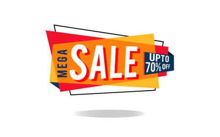 Sale banner template design, Big sale special offer. end of season special offer banner.のイラスト素材