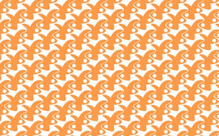 abstract background weird shapes form together orange color.のイラスト素材