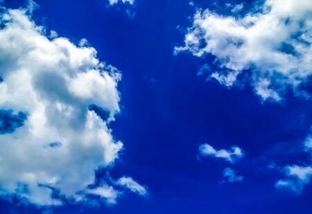 Cloud in blue skyの写真素材