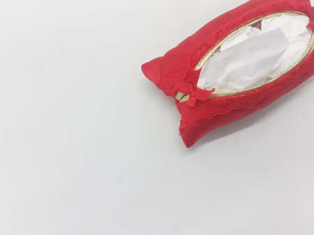 multiple tissues box on white isolation background