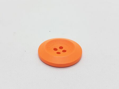 Various Bright Colorful Handmade Cute Shirt Button for Tailor Clothing Accessories in White Isolated Backgroundの写真素材