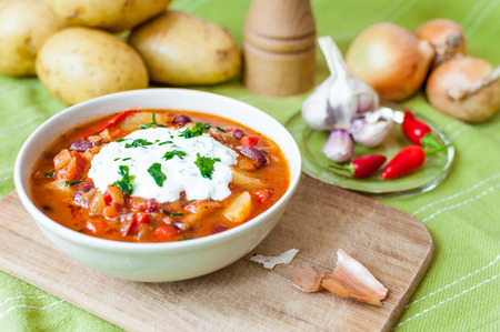 Bean goulashの写真素材