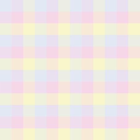 Pastel Yellow Pink and Blue Plaid creating a seamless pattern print background