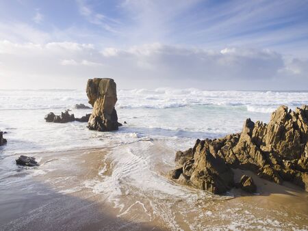Beauty seascape in a sunny dayの写真素材