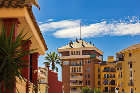 Spain  Valencia  Residential areaの写真素材