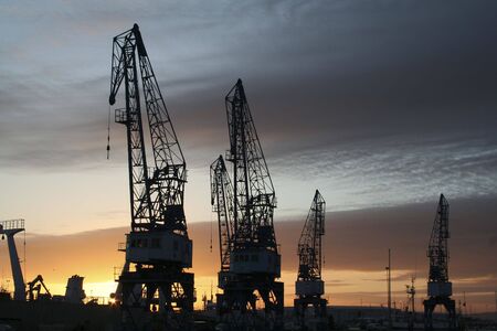 fishing portの写真素材