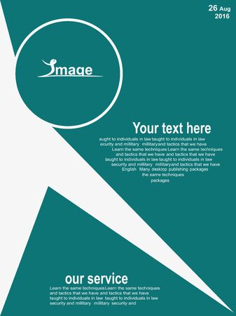 flyer designのイラスト素材