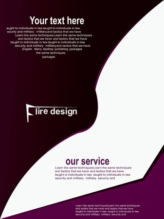 flyer designのイラスト素材