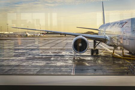 Aeroplane on the tarmac
