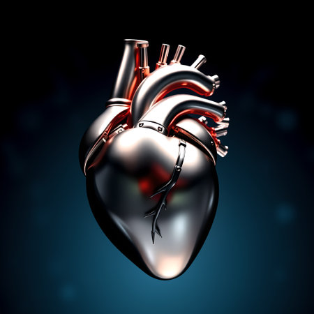 An artificial metallic heart.の素材