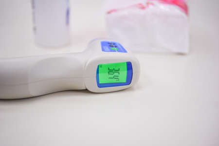 Non-contact thermometer and thermometerの写真素材