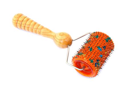 Needle massager   isolated on a white background                                の写真素材