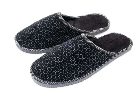 Home slippers isolated on a white background                               の写真素材