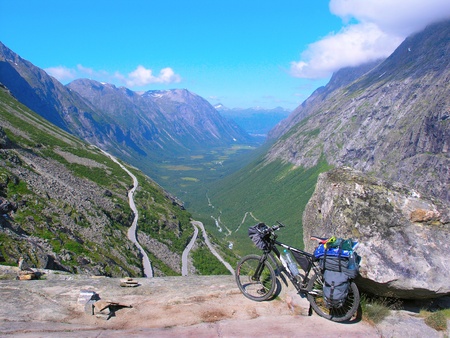 The Countryside of Norway on a Summer Day         の写真素材