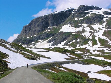 The Countryside of Norway on a Summer Dayの写真素材