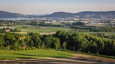 Scandinavian urban landscapeの写真素材