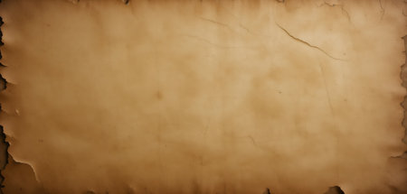 Realistic Aged Brown Parchment Paper Texture for Ancient Mapsの素材
