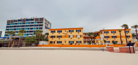 Famous Art Deco Treasure Island Florida Beach Hotelsのeditorial素材