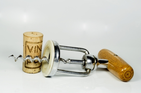 Old vine corkscrewの写真素材