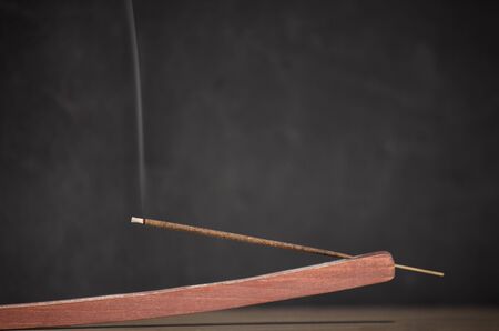Burning Incense Stickの写真素材
