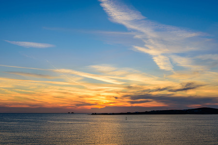 Beautiful sunset, Paros island, Cyclades, Greece.の写真素材