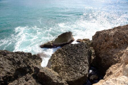 Coastal shores of Oahu Hawaii in Ko Olina.の写真素材