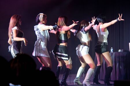 LINCOLN, CA - February 24: K-Pop group Blush  performs at Thunder Valley Casino Resort in Lincoln,...