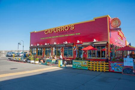 San Francisco, CA - February 03: Capurro's restaurant in the Fisherman's Wharf area of San Francisco, CAのeditorial素材