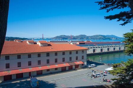 San Francisco, CA - February 03: Fort Mason Golden Gate National Recreation Area and home to Fort Mason Center for Arts & Cultureのeditorial素材