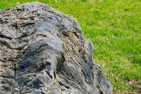 Close up of large rock with interesting textureの写真素材