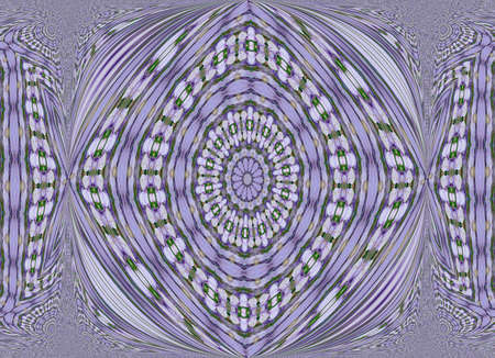 purple abstract with an Aztec or Ancient World design
