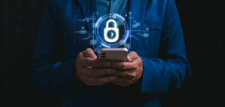Secure cyber protect concept, Cybersecurity and privacy concepts to protect data, shield protect...