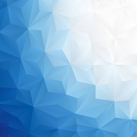 Abstract blue triangular background illustrationのイラスト素材