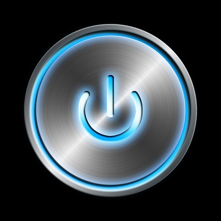 Power buttonの写真素材