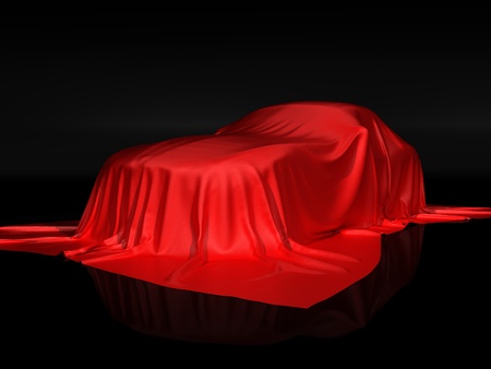 New car presentationの写真素材