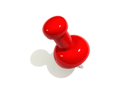 Red thumbtackの写真素材