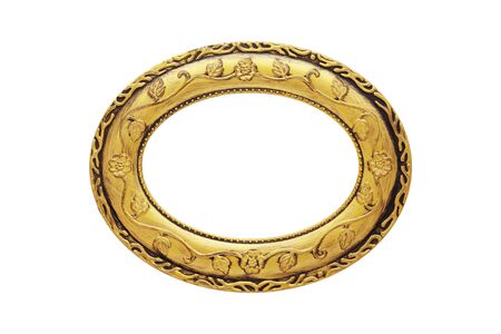 Picture oval frameの写真素材