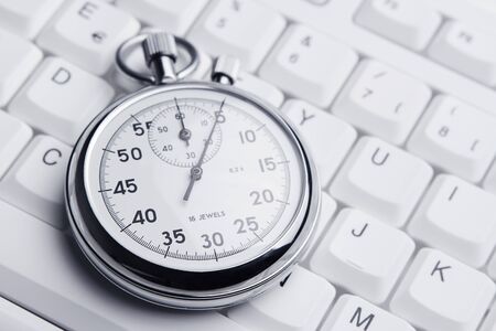 Internet deadline conceptの写真素材