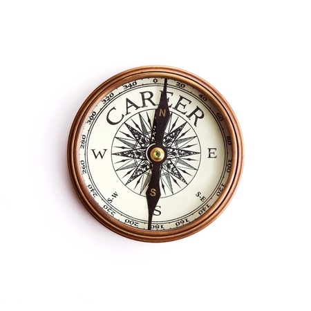 Searching the way to career conceptの写真素材
