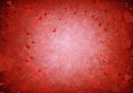 Grunge hearts wallpaper with copy spaceの写真素材