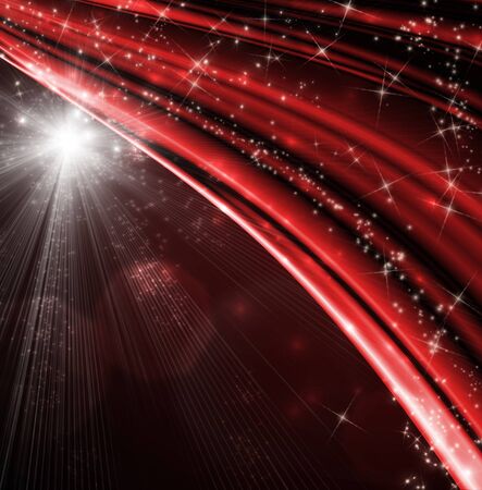 Red abstract christmas backgroundの写真素材