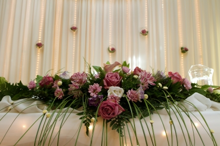 Wedding table decorationの写真素材