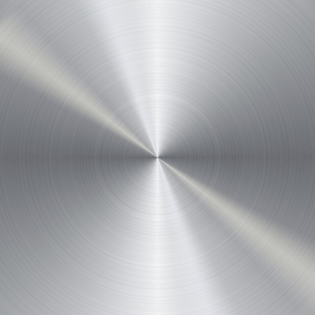 Circular brushed metal textureの写真素材