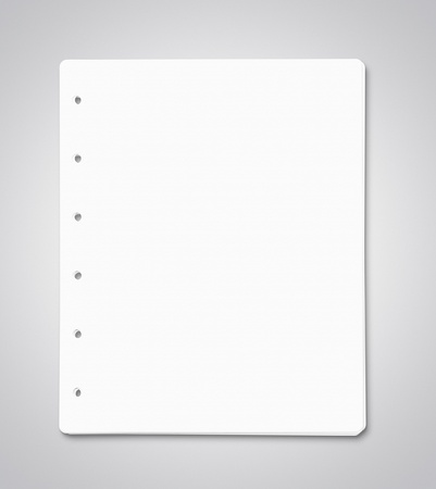 Stack of blank paper sheets の写真素材
