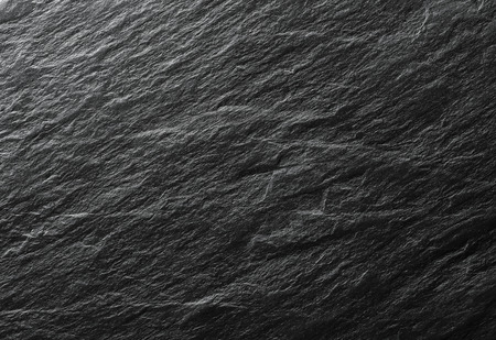 Black stone plate, background with copy spaceの写真素材