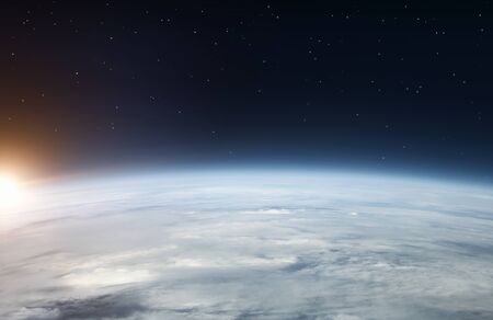 Planet earth seen from the space