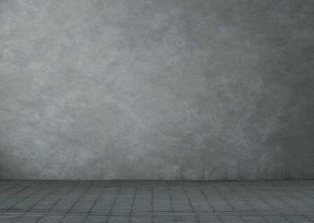 Empty grunge room or building exterior background with copy spaceの写真素材