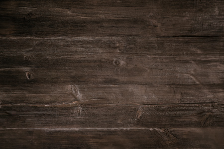 Old dark wooden background, texture with copy spaceの写真素材